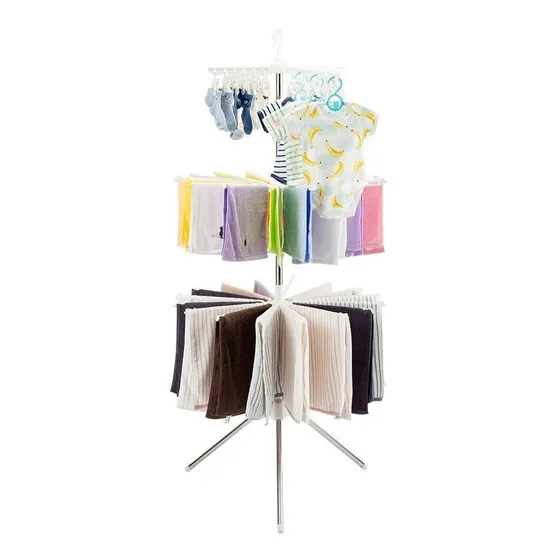 Tendedero Plegable Colgador Extraíble Para Toallas Calcetas