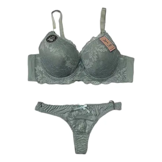 Conjunto Corpiño Y Colaless Taza D Armado Talle Grande