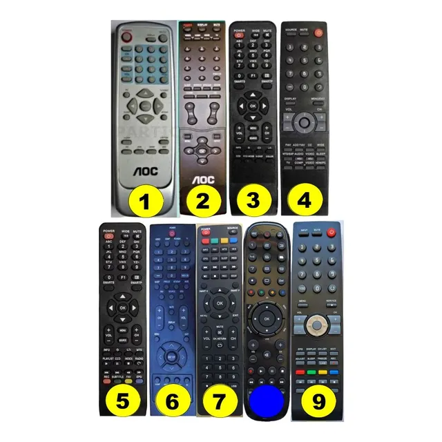 Control Remoto Para Lcd Led Aoc Directo No Universal Envío