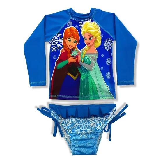 Conjunto De Trajes De Baño Para Niñas - Frozen