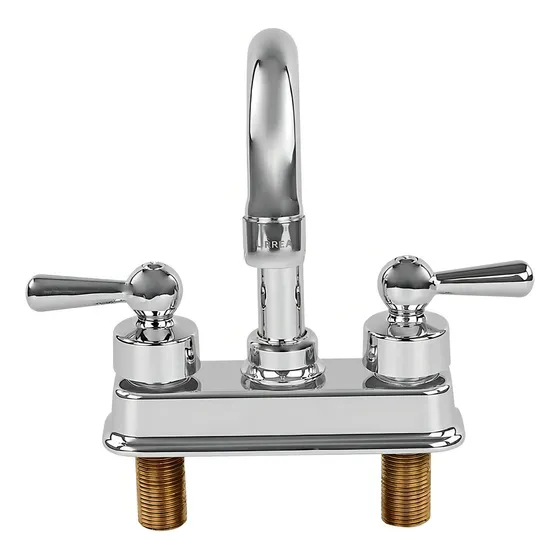 Mezcladora Para Lavabo Urrea 67pn 4 PuLG Cromo Plateado Cromado
