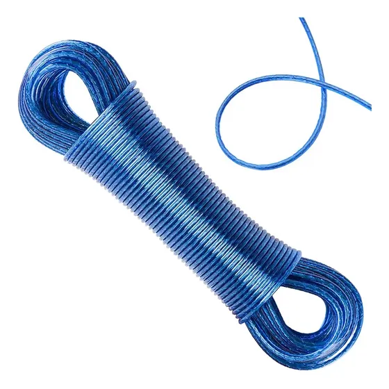 Cable Acero Forrado Para Colgar Ropa 10 Metros