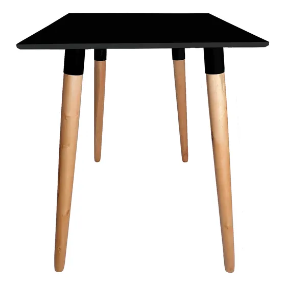 Mesa Ayme 70cm Quadrada Bistro 100cm Alta Canhão Bar Nc