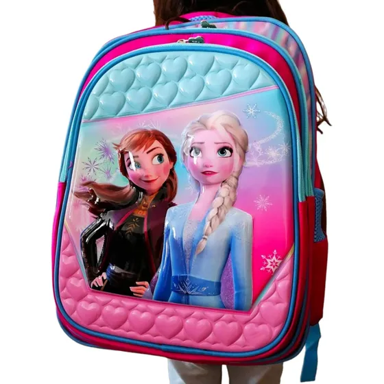 Morral Escolar Niña Maleta Kitty Frozen Princesa Sofía Bella