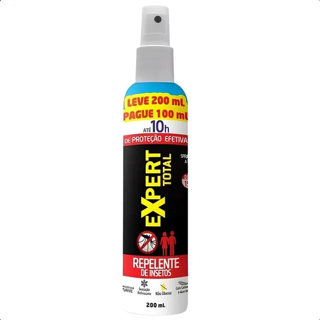 Repelente 10h Proteção Corporal Contra Inseto Mosquito 200ml