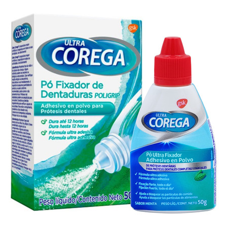 Corega Ultra Pó Fixador 50g Corega Ultra Pó Fixador 50g