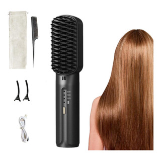 Mini Peine Alisador De Cabello Recargable Portátil Mini Peine Alisador De Cabello Recargable Portátil
