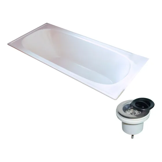 Bañera Bagnara Clásica 140cm Desagüe Incluido - Full Hogar
