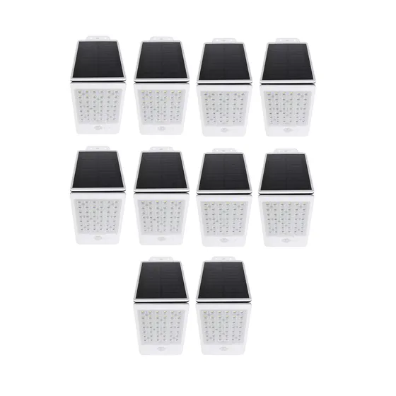 Luz Solar Led Aplique Con Sensor Movimiento Neutra Ip67 X10