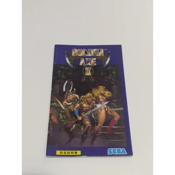 Golden Axe 2 (apenas Manual Original) - Mega Drive