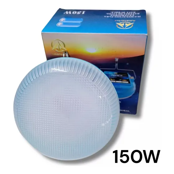 Lámpara Led Recargable 150w Cable Usb Luz Emergencia