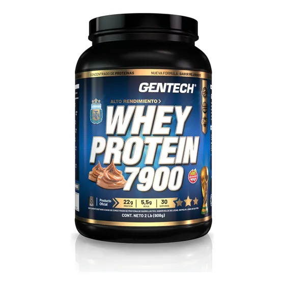 Whey Protein 7900 Gentech 2 Lbs Proteína De Suero