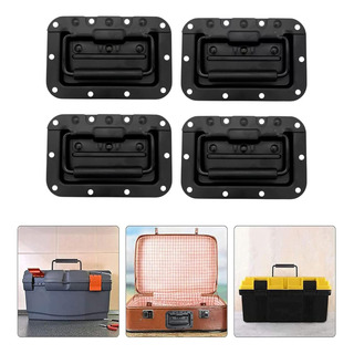 Set 4 Agarraderas Color Negro Con Charola Cases Cod Qyx-035 Set 4 Agarraderas Color Negro Con Charola Cases Cod Qyx-035
