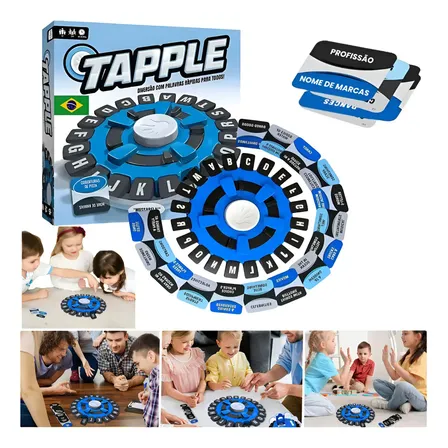 Jogo Stop Tecla Letras Tapalavras Português Jogo De Palavras E Cartas