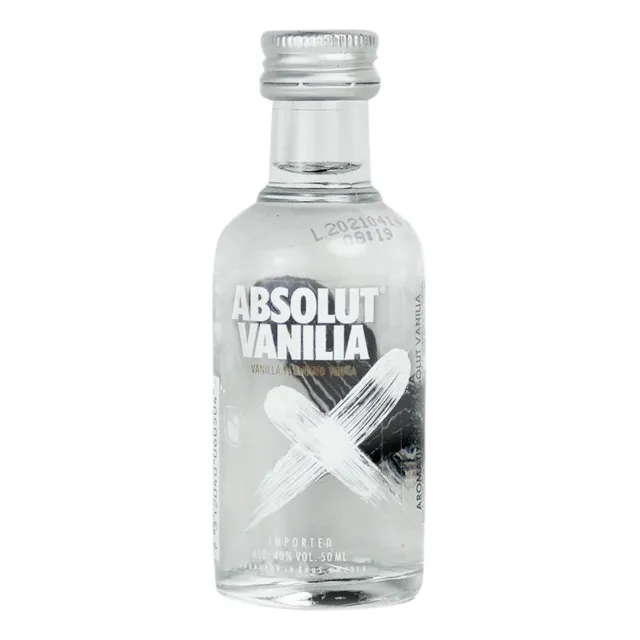 Miniatura Vodka Absolut Vanilla 50ml (vidrio)
