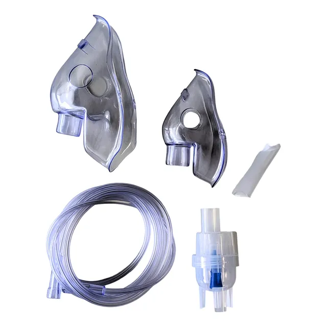 Kit Para Nebulizador Mascarillas Manguera Adultos Niños