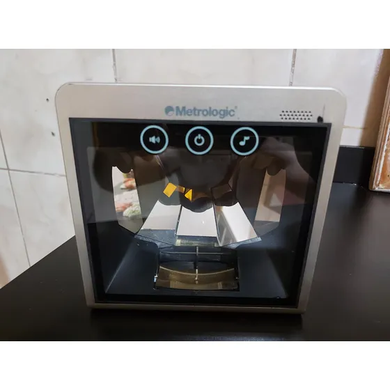 Leitor De Cód Barras Fixo Metrologic Ms7820 Usb