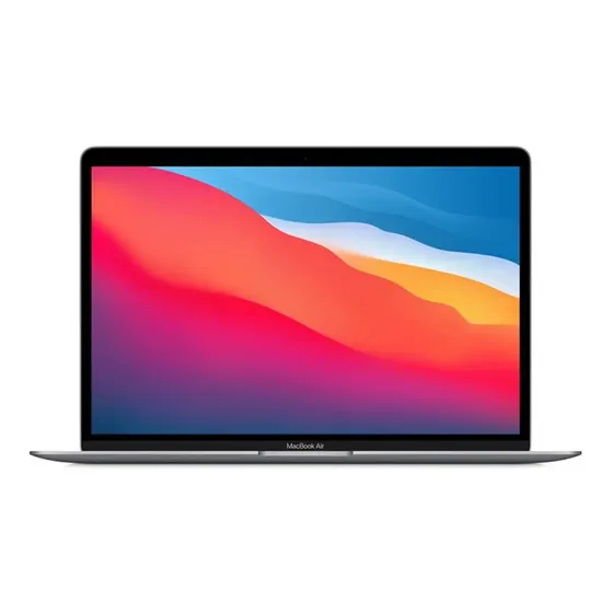 Apple MacBook Air M1 2020 A2337 Gris espacial 13" 2560 px x 1600 px disco SSD PCIe 256 GB Apple M1 8GB de Ram - Excelente (Reacondicionado)