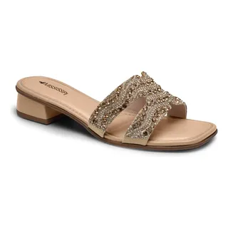 Tamanco Feminino Salto Baixo Mississipi J2511 Mel 35