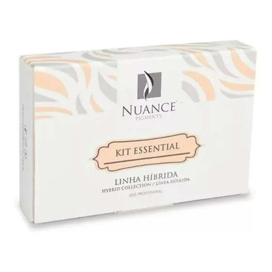 Kit Nuance Pigmentos Hibrido Micropigmentação Sobrancelhas Cor Linha Híbrida Nuance
