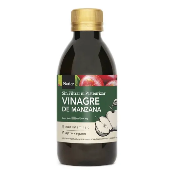 Vinagre De Manzana Y Vitamina C Natier 250 Ml