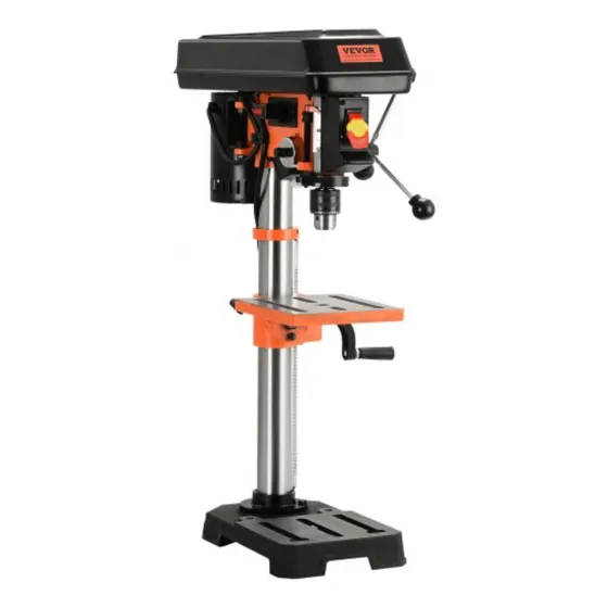 Taladro Pedestal Grande Potente Eficaz 5veloc 10in Vevor Usa