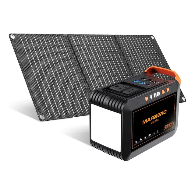 Marbero 111wh Generador Solar Con Panel Solar Incluyó Una De