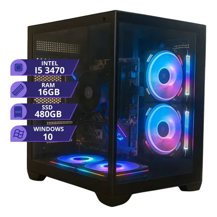 Pc Gamer Cpu Intel I5 3.2ghz Ssd 480gb Memoria Ram 16gb 500w 16 Gb