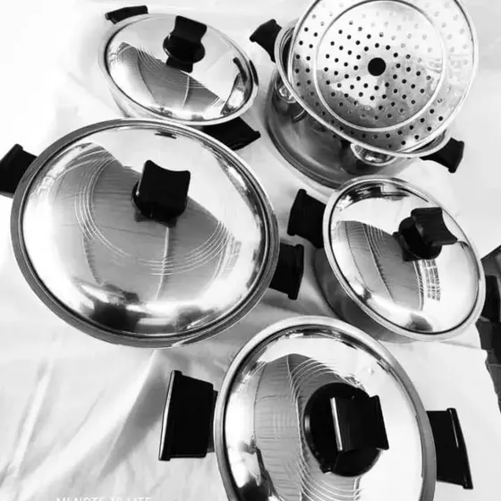 Ollas Renaware 12 Piezas Acero Inoxidable Quirúrgico