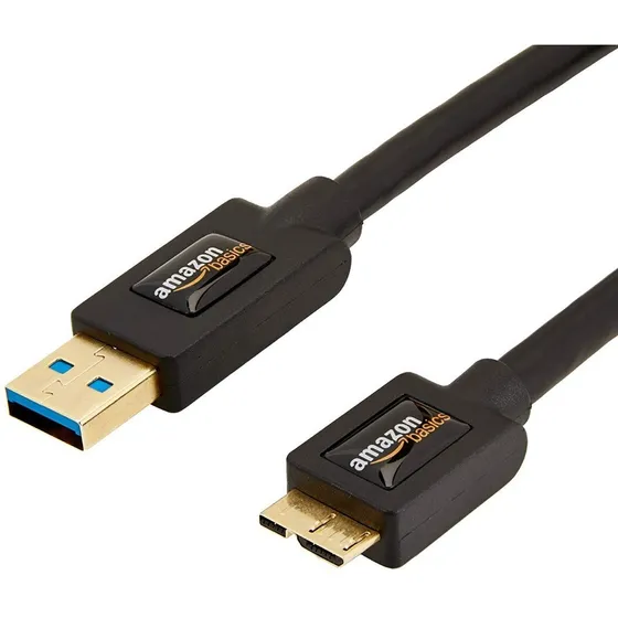 Cable Usb 3.0  Amazon Basics Para Disco Duro Externo 