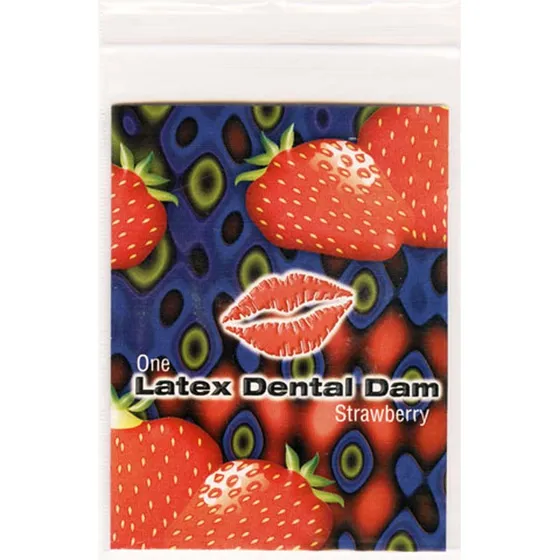 Latex Dental Dam Line One Con Sabor A Fresa