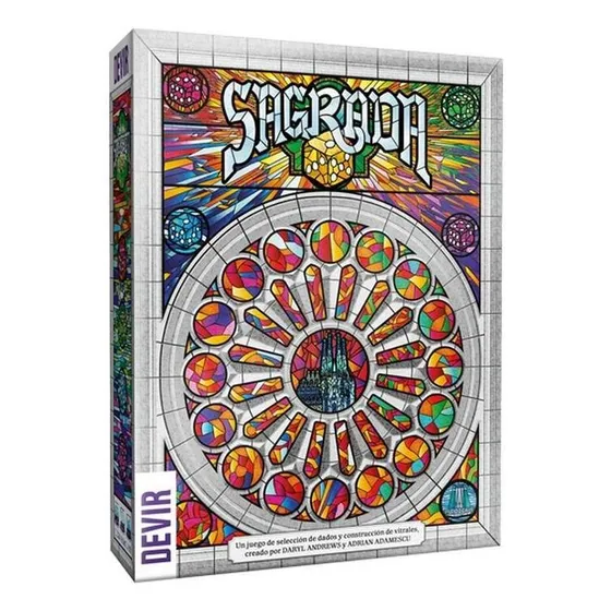 Sagrada Juego De Mesa Devir En Español Construir Vidriera