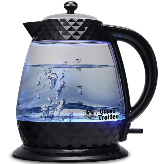 Hervidor Eléctrico 1,7 Lts. Ursus Trotter Diamonds17 Vidrio