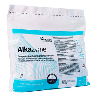 Alkazyme® Enzimatico Detergente Desinf 12 Sobres 20gr C/u Alkazyme® Enzimatico Detergente Desinf 12 Sobres 20gr C/u