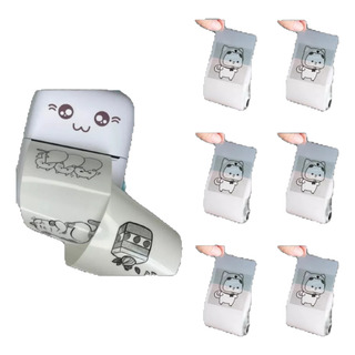 Papel Adhesivo Transparente 6 Rollos Para Impresora Mini Papel Adhesivo Transparente 6 Rollos Para Impresora Mini