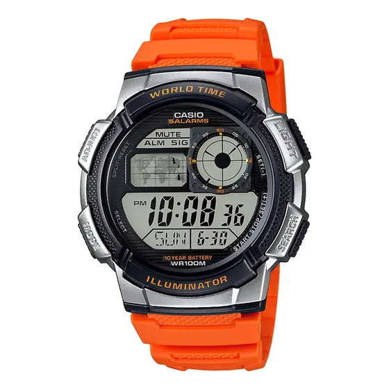 Reloj Casio Ae1000w-4bvdf Naranja