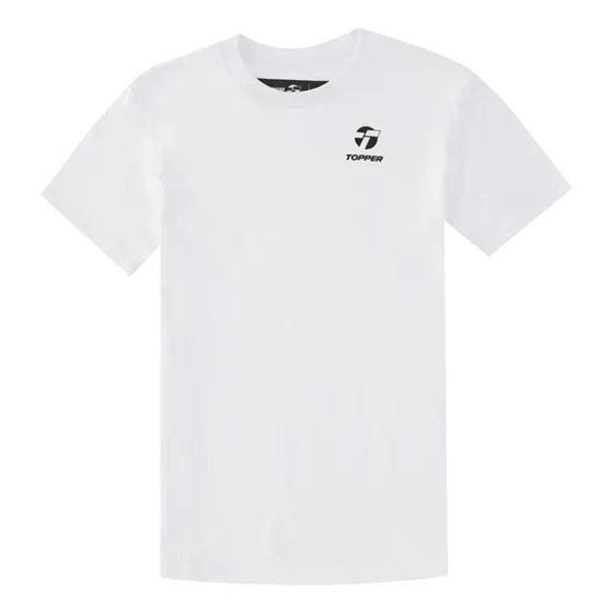 Remera Topper Básicos Para Niños Mc Kids Blanco