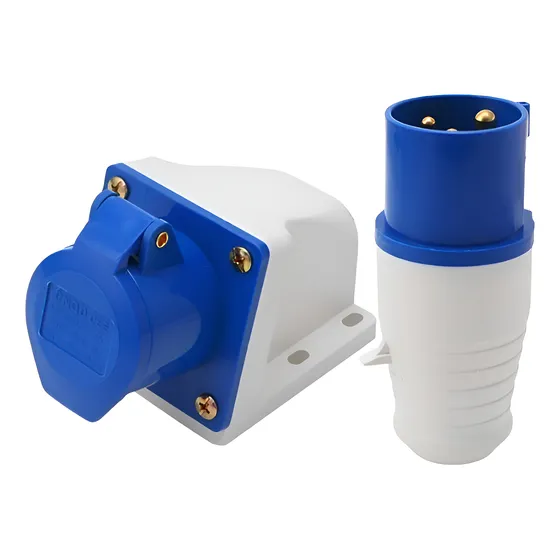 Conector Industrial H/m 32amp 3 Pines Centro De Carga