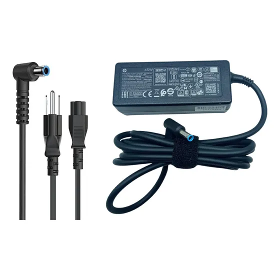 Cargador Hp 45w 19.5v-2.31a color negro