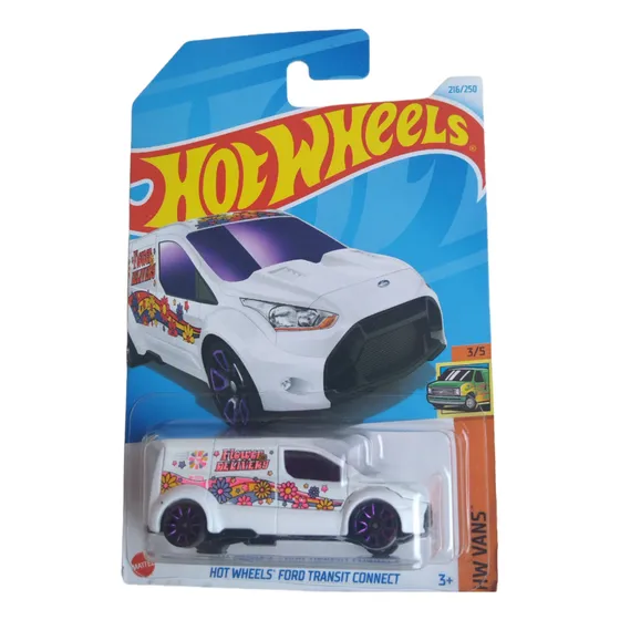 Carro Hot Wheels Treasure Hunt Ford Transit Connect Mattel