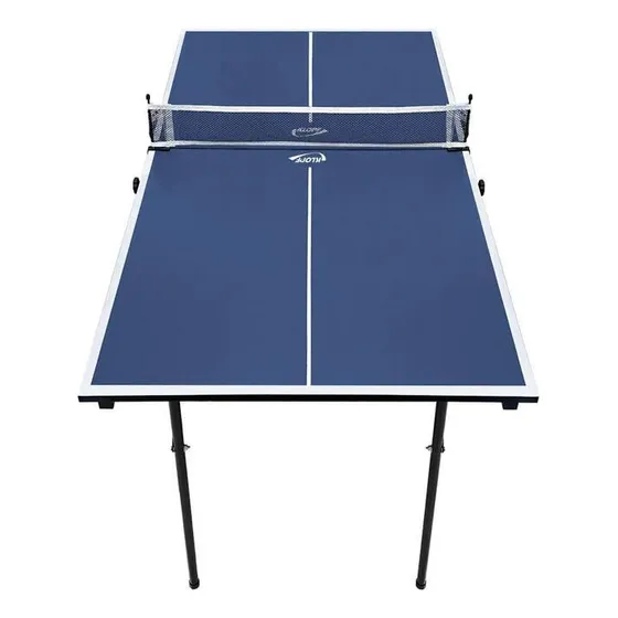 Mini Mesa De Tênnis De Mesa (ping Pong) Com Rede Klopf Cor Azul