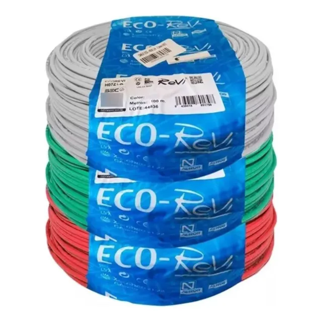 Pack 3 Rollos Cables Libres De Halógenos 2.5mm2 R-50mts Sec