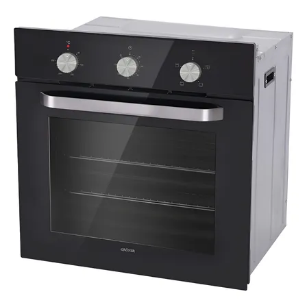 Horno Eléctrico Empotrable Gröner Black 4f 60 L