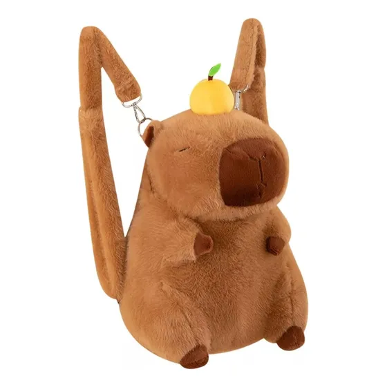 Mochila Capybara De Felpa Kawaii Viral