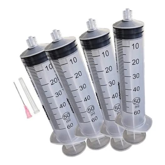 Jeringa Jumbo 60ml Pack Con 4 Piezas 