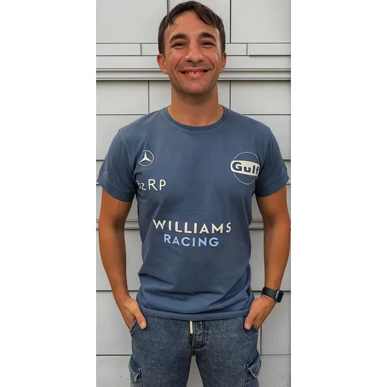 Remera Colapinto F1 Williams 100% Algodón Premium Elastizado
