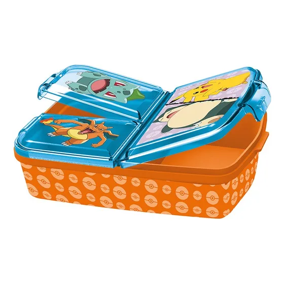 Vianda Infantil Pokémon Con 3 Reparticiones