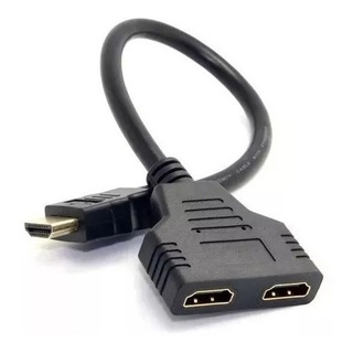 Splitter Hdmi 1x2 Cable Adaptador Derivador 1080p Espejo Splitter Hdmi 1x2 Cable Adaptador Derivador 1080p Espejo