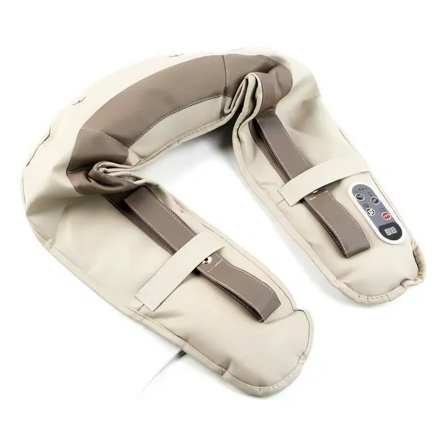 Masajeador Electrico Cervical Cuello Espalda Color Beige