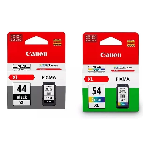 Cartuchos Canon 44xl Negro + 54xl Color Originales